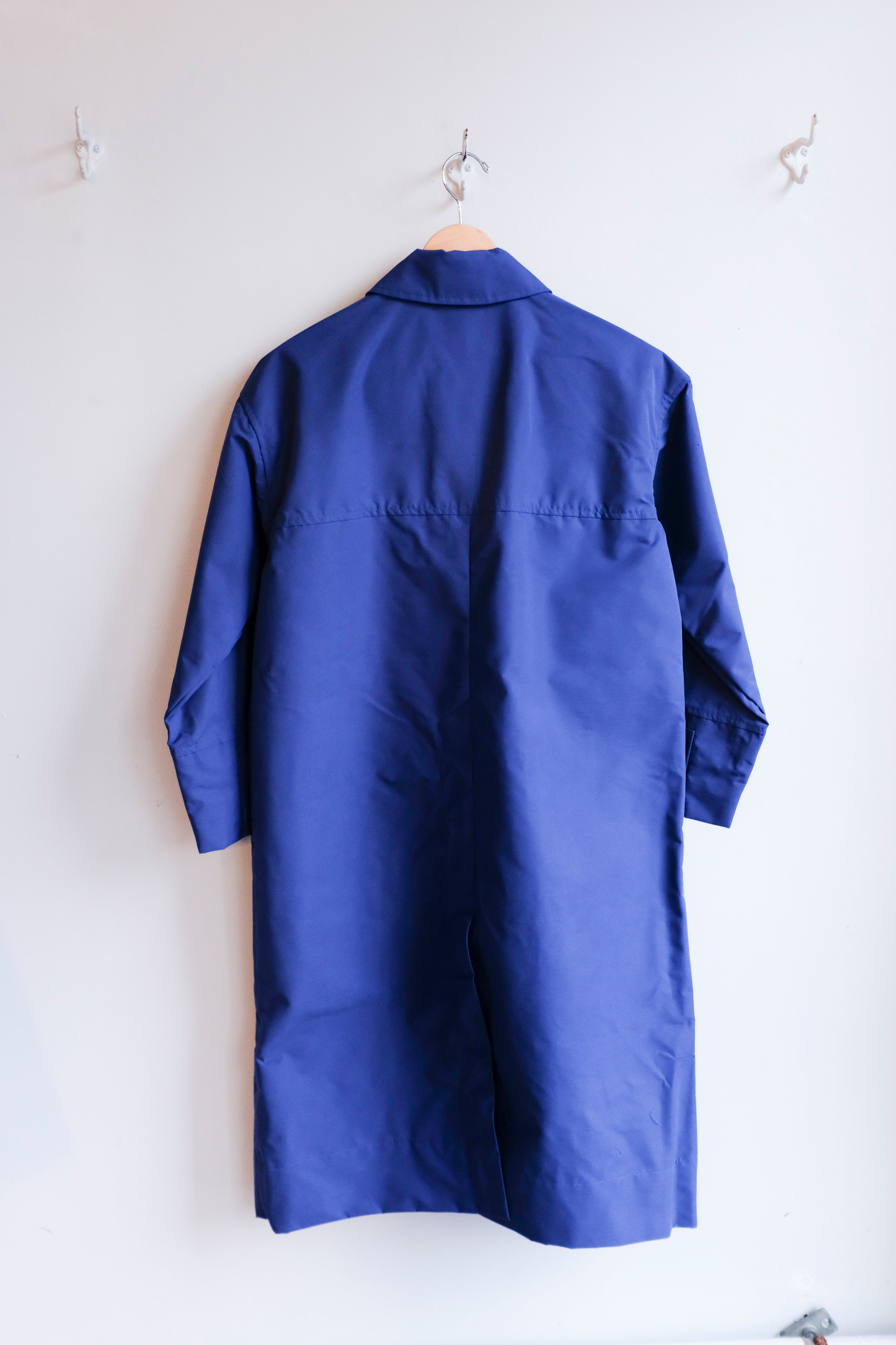 Selfhood - Trench Coat - Dark Blue - Back