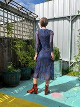 Load image into Gallery viewer, No.6 - Alix Dress - Mesh Violet Camellia - back
