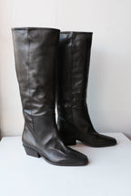 Jonelle Knee-High Boots - Dark Brown