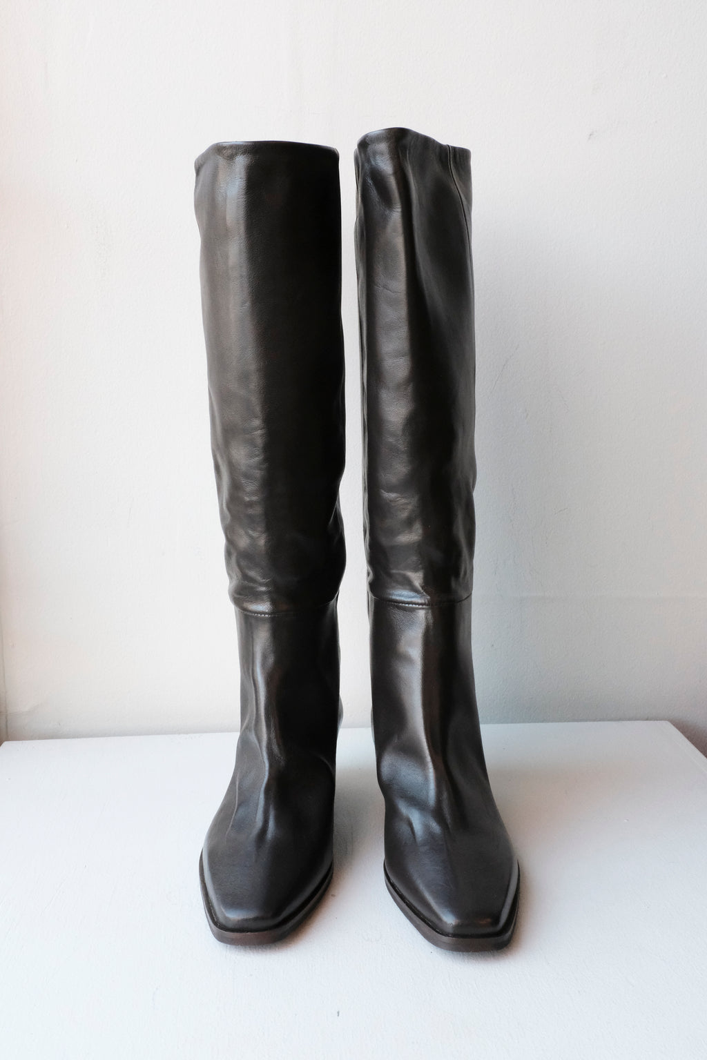 Jonelle Knee-High Boots - Dark Brown