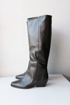 Jonelle Knee-High Boots - Dark Brown
