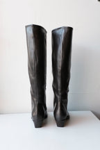 Jonelle Knee-High Boots - Dark Brown