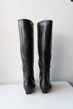 Jonelle Knee-High Boots - Dark Brown