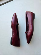 Sister x Soeur - Babs Pointed Flats - Bordo