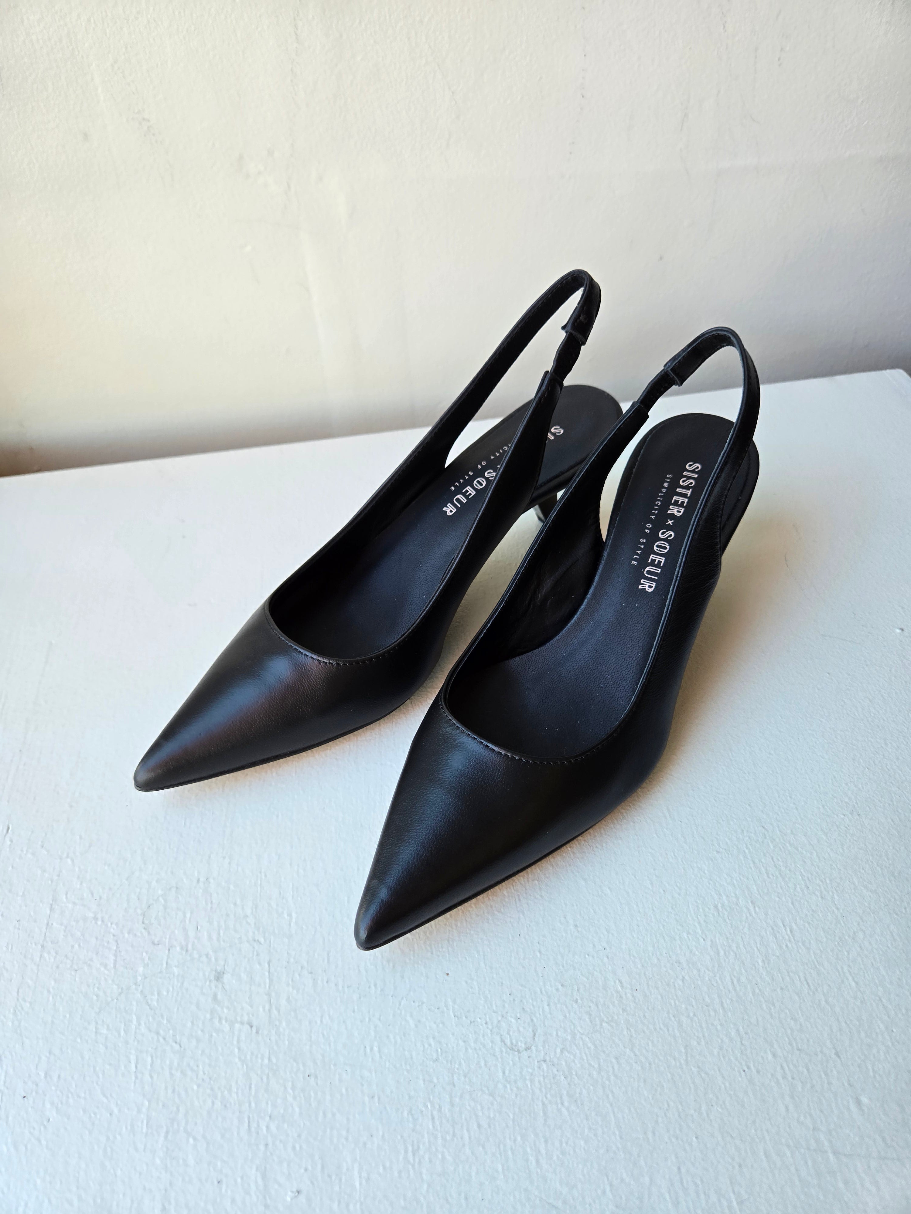 Sister x Soeur - Esme Slingback Heel - Black