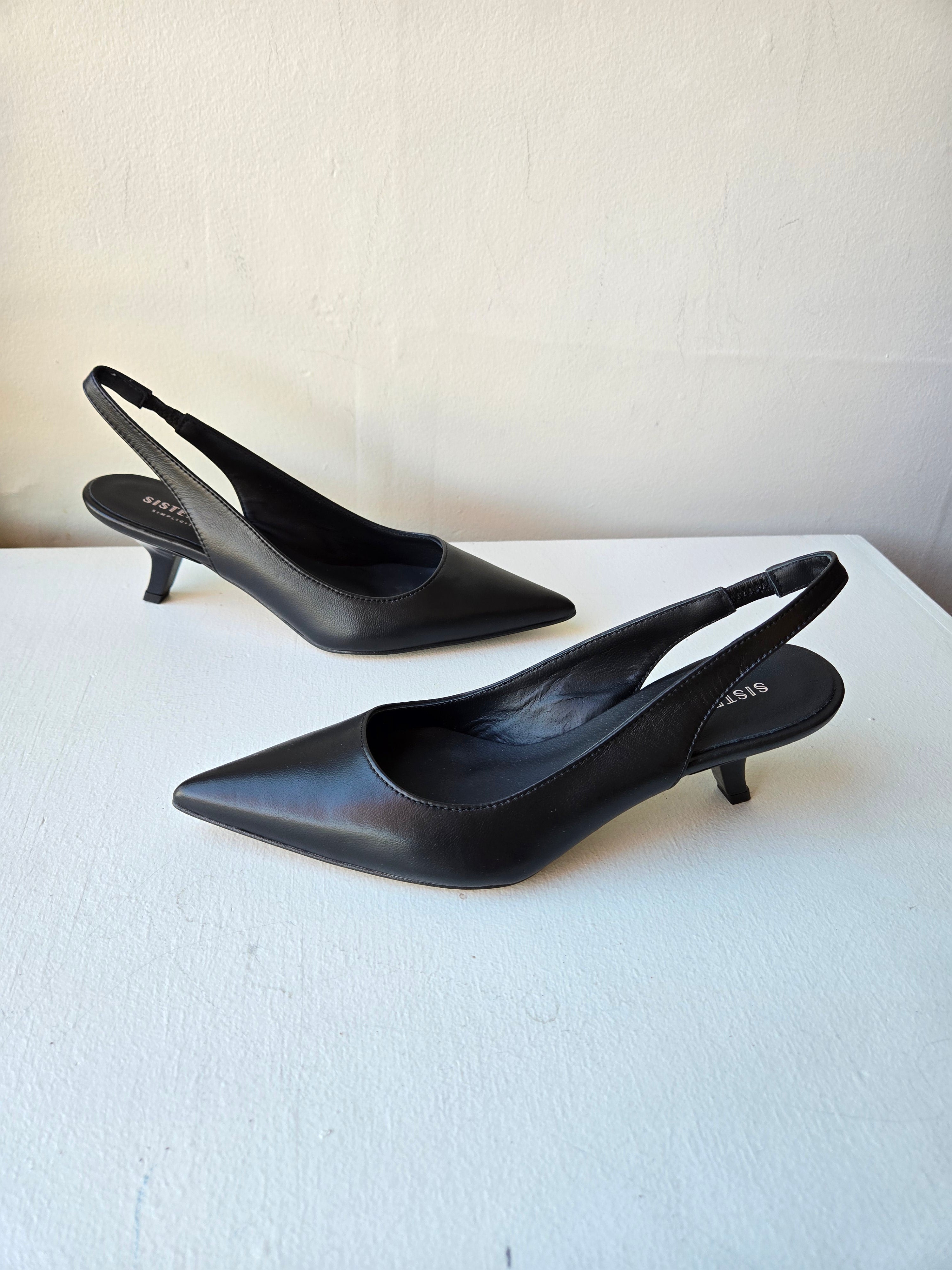 Sister x Soeur - Esme Slingback Heel - Black