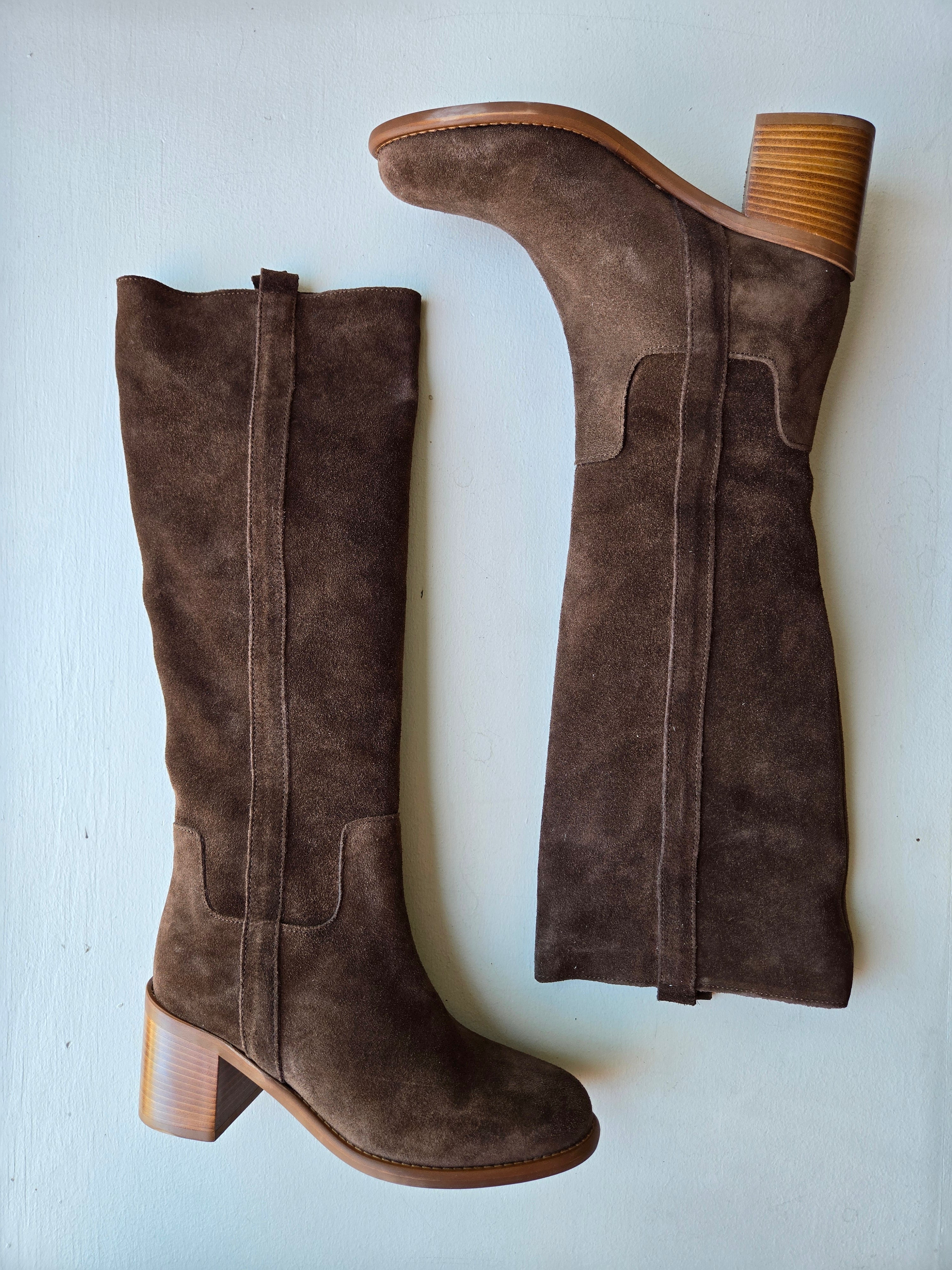 Sister x Soeur - Margo Knee High Boots - Brown