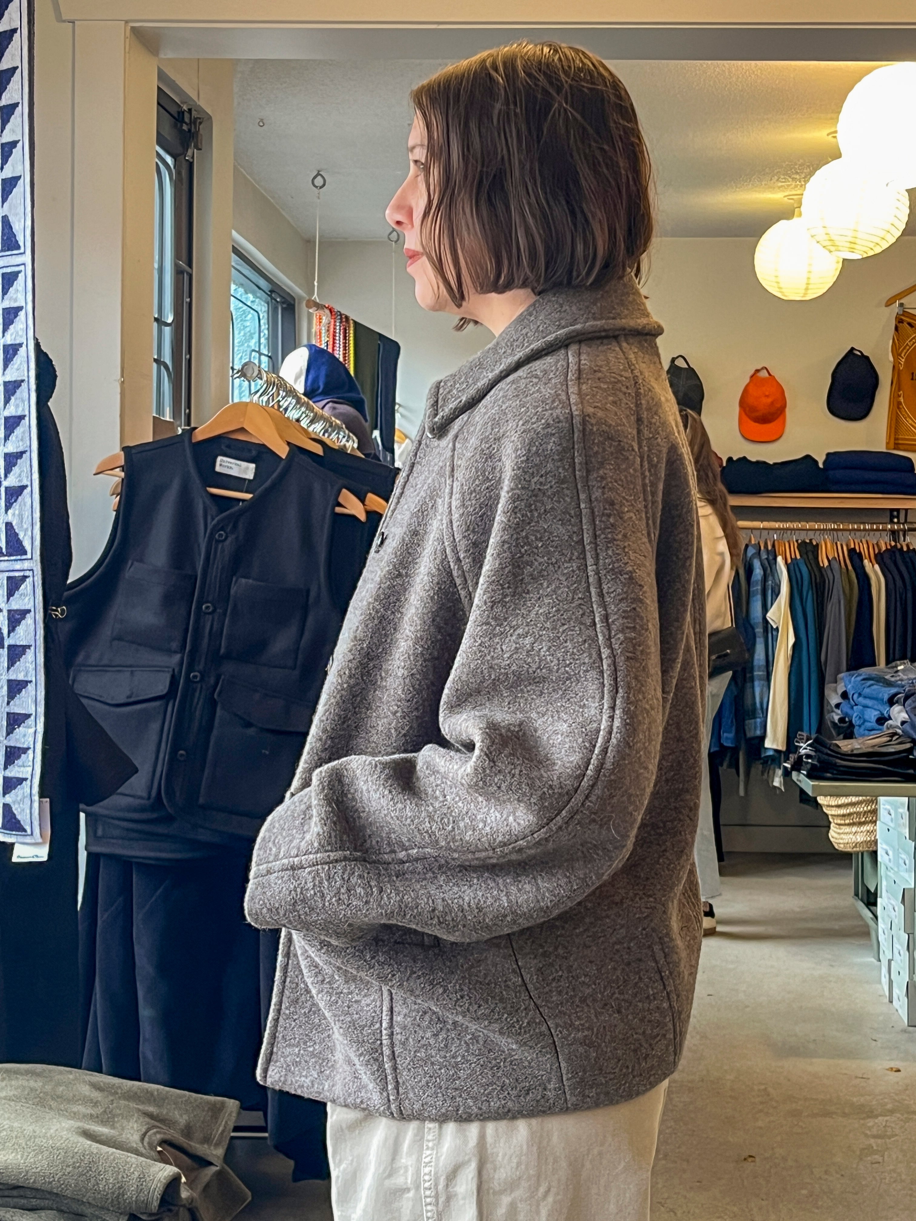 Soeur - Balard Coat - Grey Brown - side