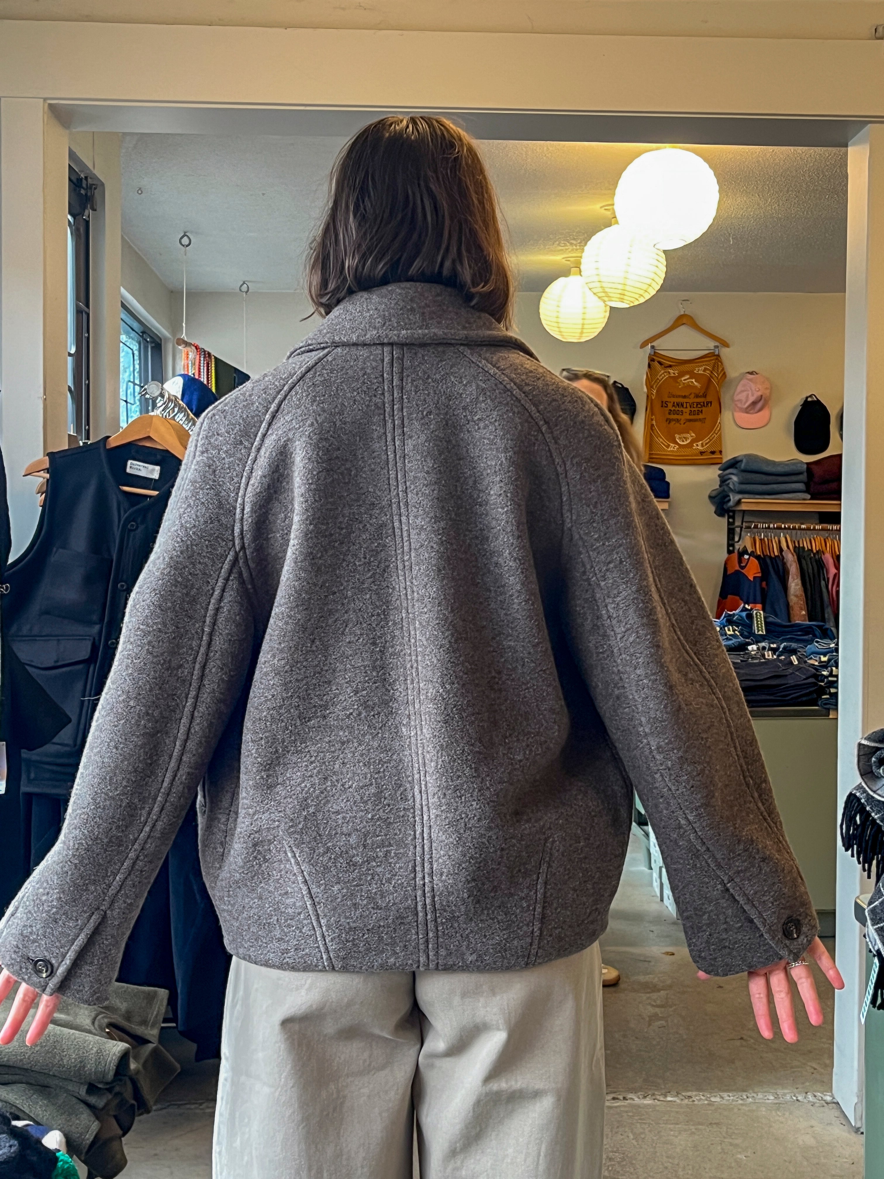 Soeur - Balard Coat - Grey Brown - back