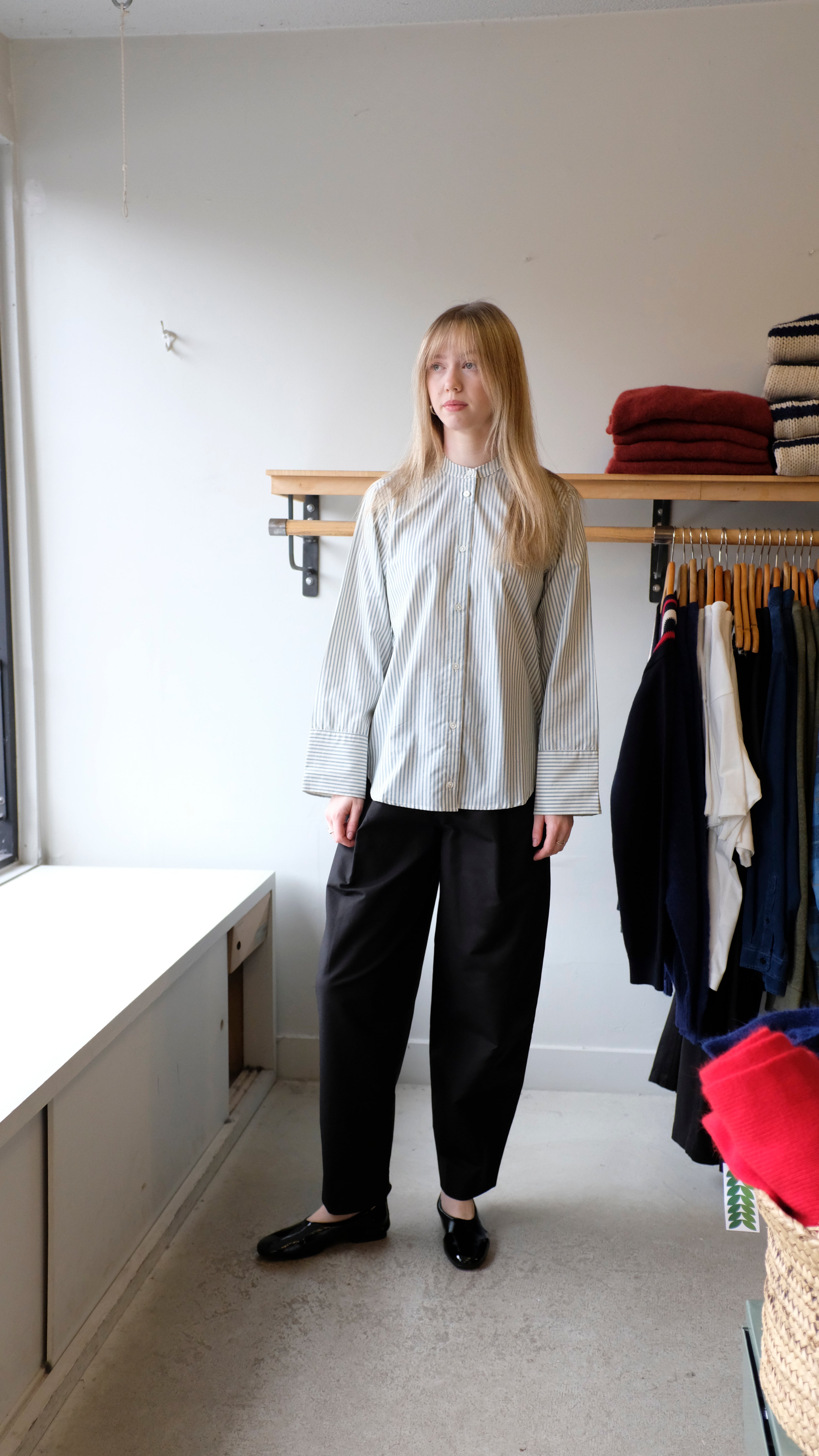 Soeur - Bermudes Shirt - Off-White/Black - front