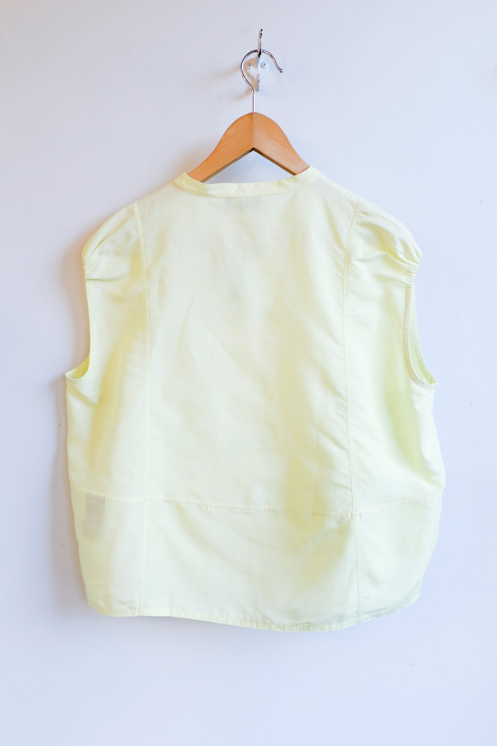 Soeur - Danube Shirt - Bright Yellow - flat back