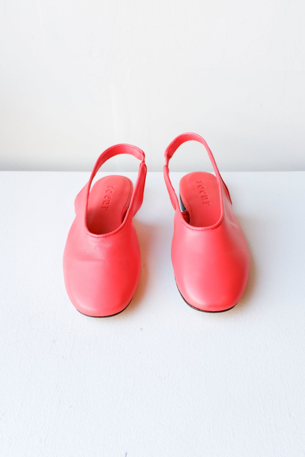 Soeur - Emmett Slingbacks - Red Tomato -front