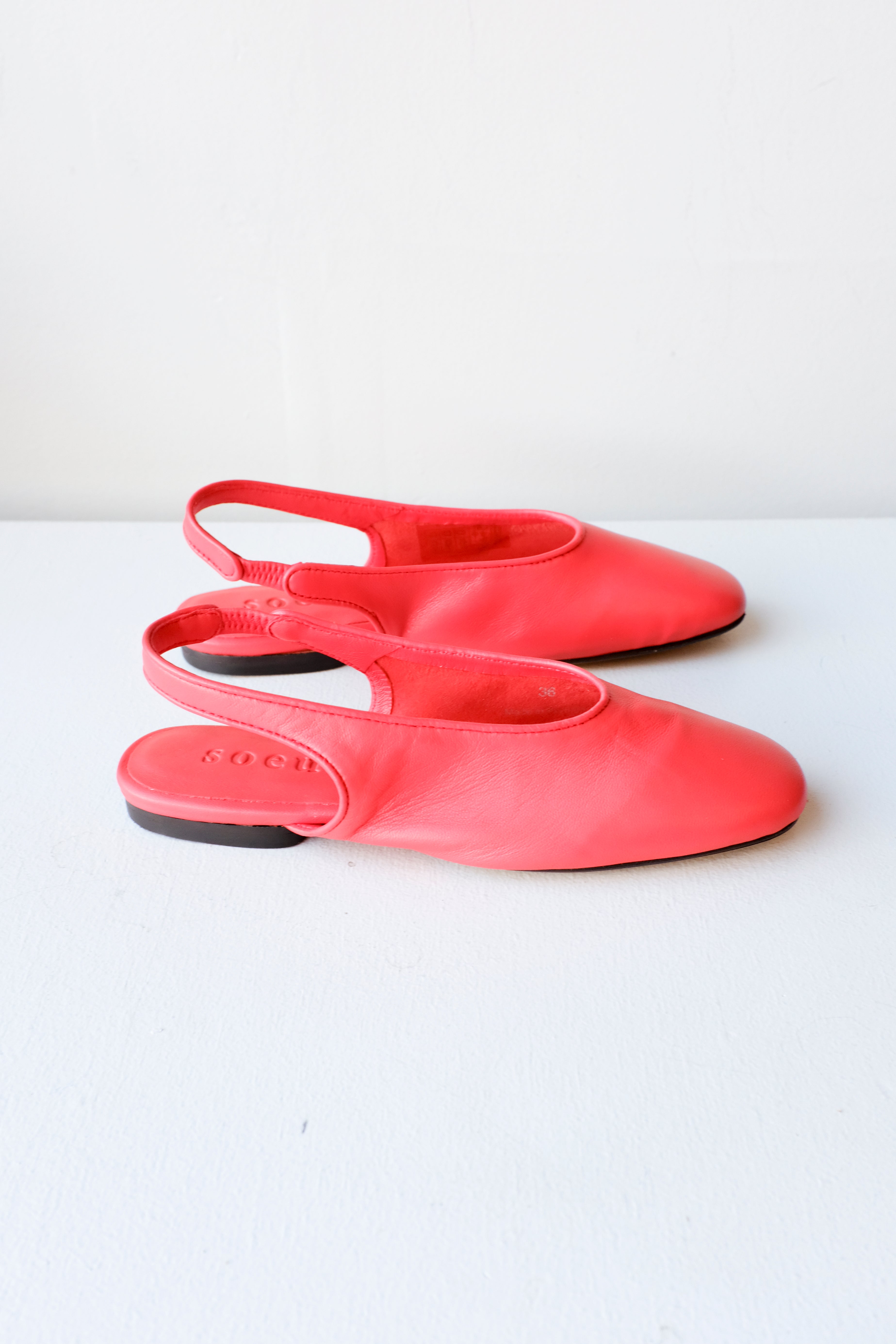 Soeur - Emmett Slingbacks - Red Tomato - side