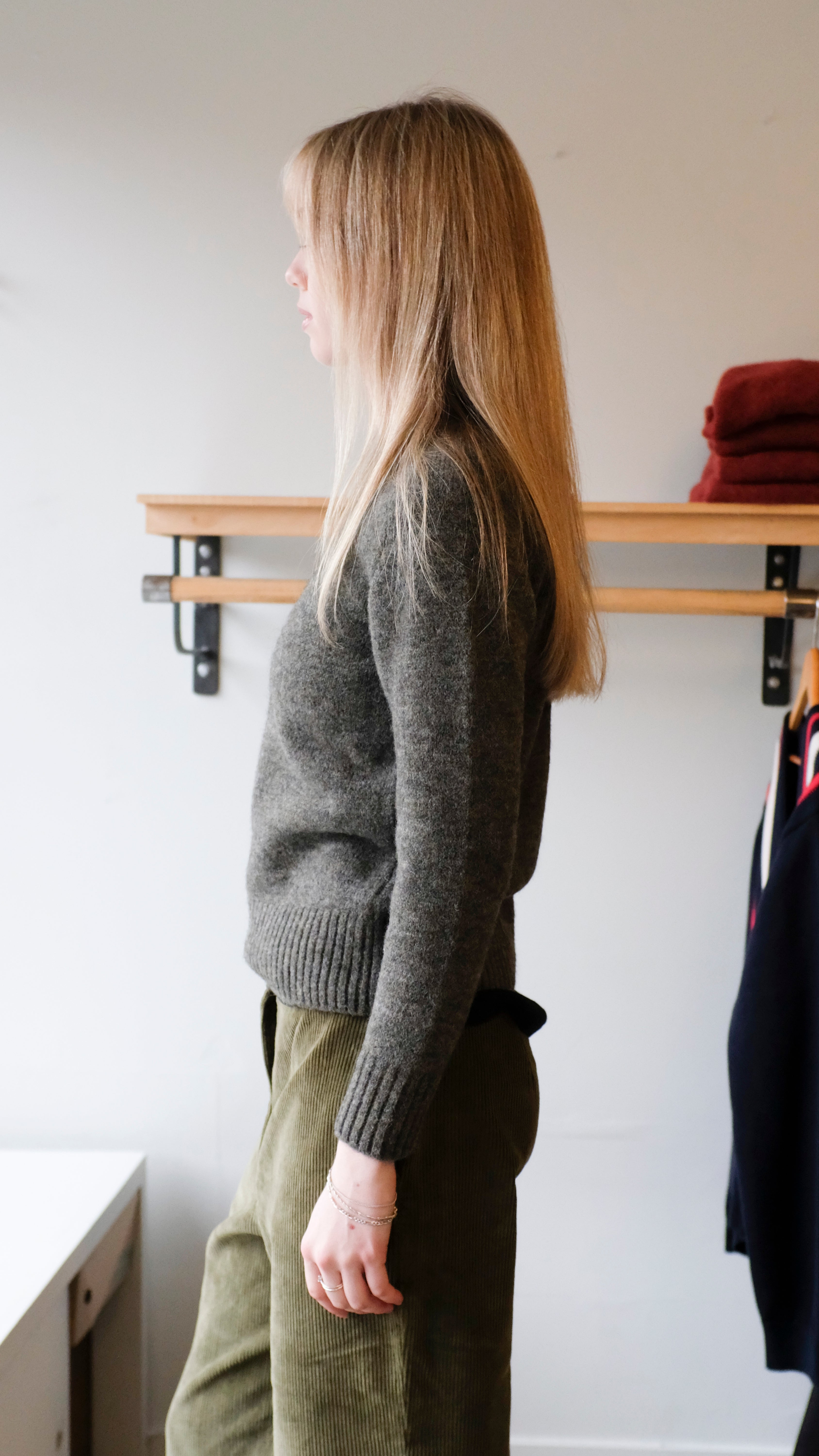 Soeur - Envie Sweater - Heather Grey - side