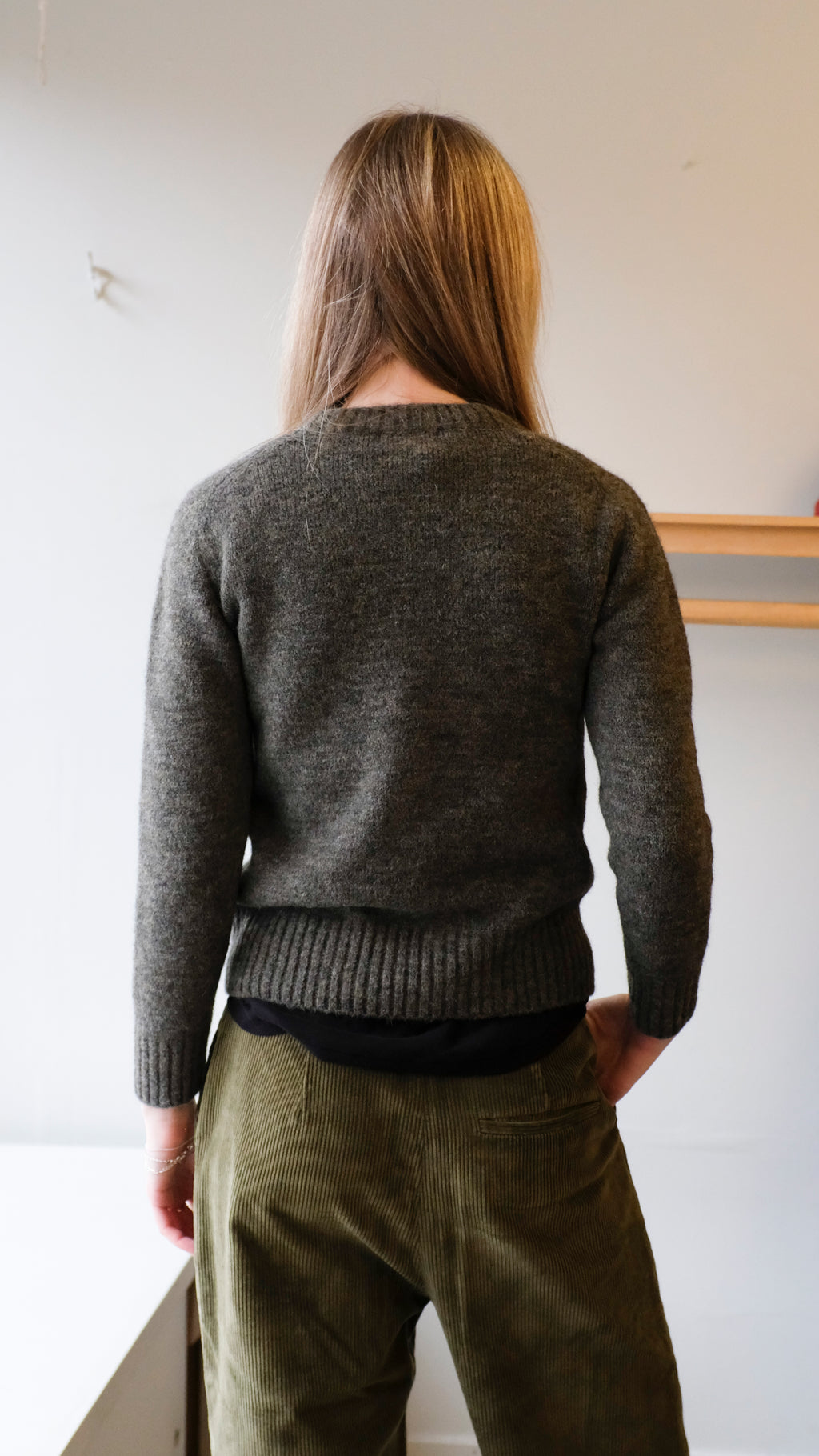 Soeur - Envie Sweater - Heather Grey - back