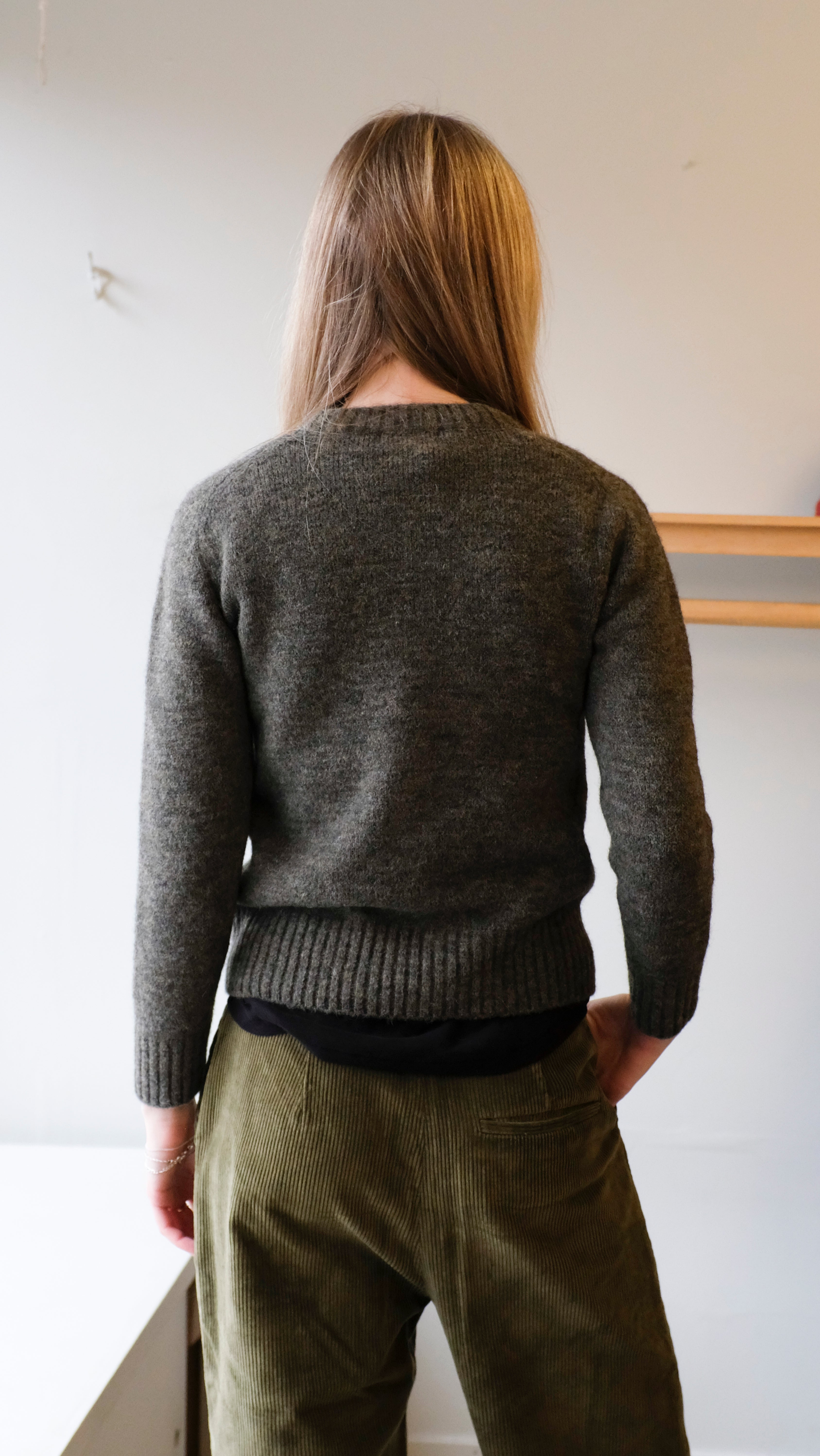 Soeur - Envie Sweater - Heather Grey - back