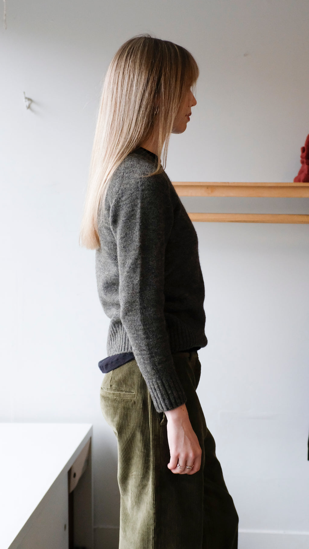 Soeur - Envie Sweater - Heather Grey - side