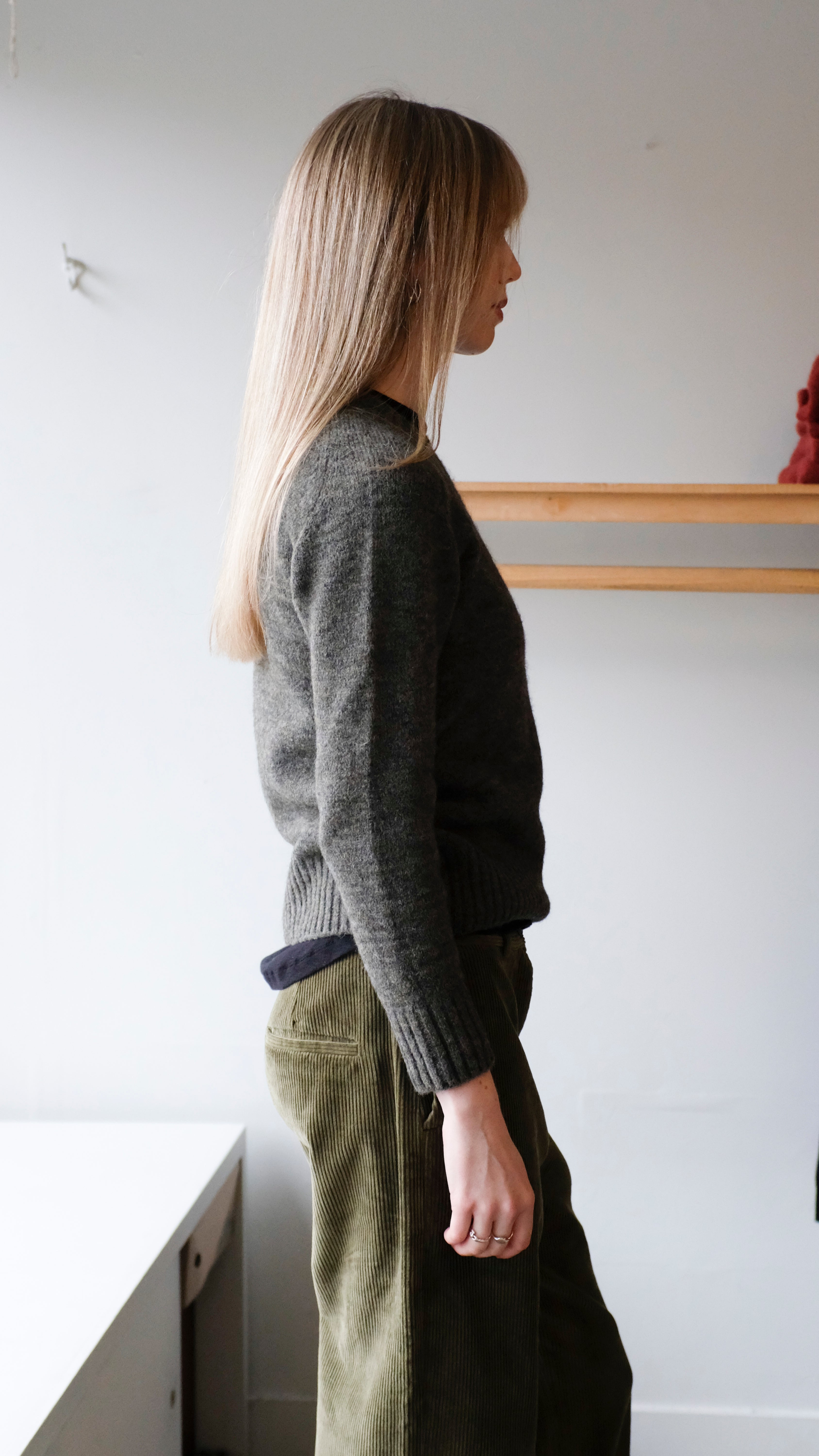 Soeur - Envie Sweater - Heather Grey - side