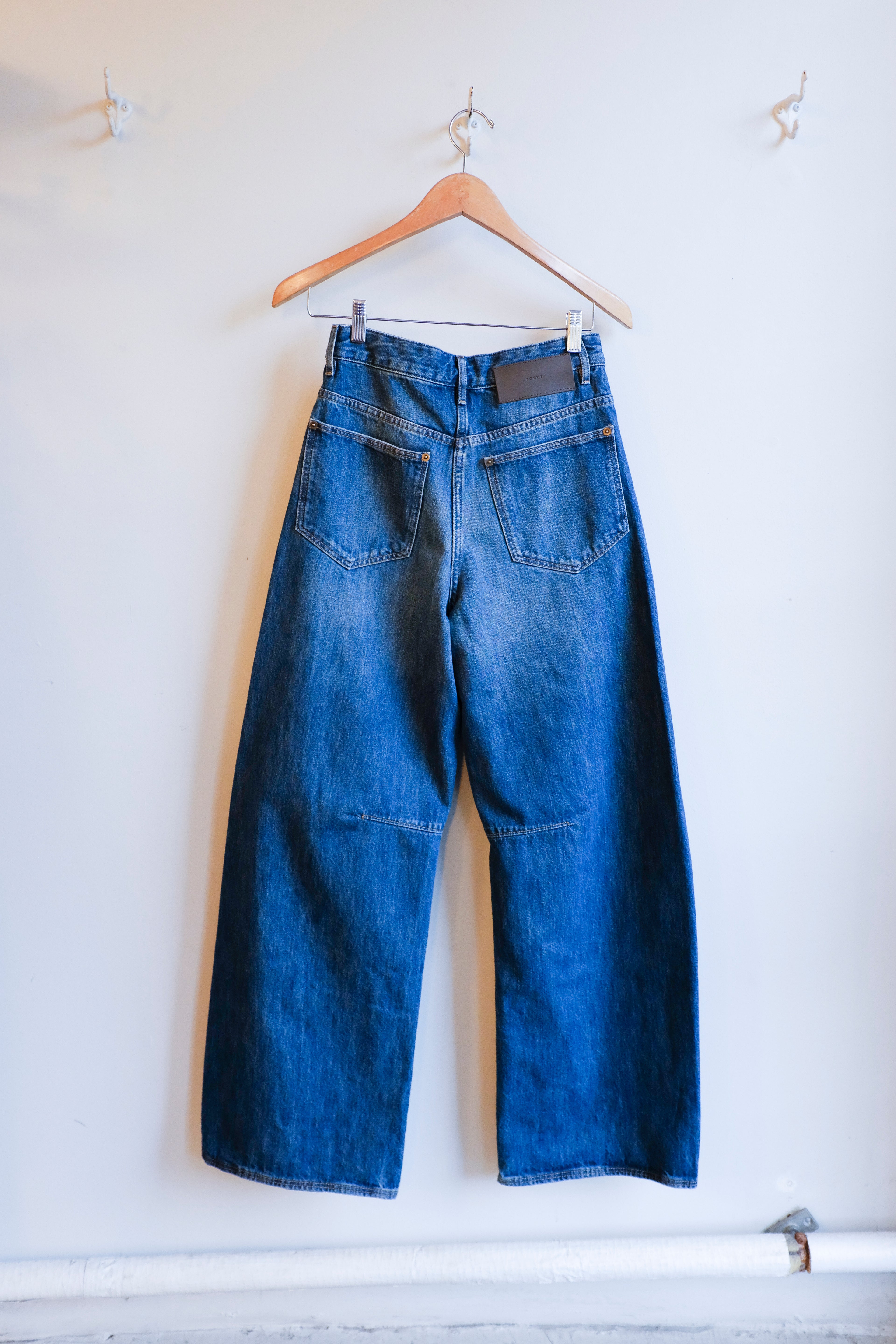 Soeur - Gaspard Pants - Blue/Green - flat back