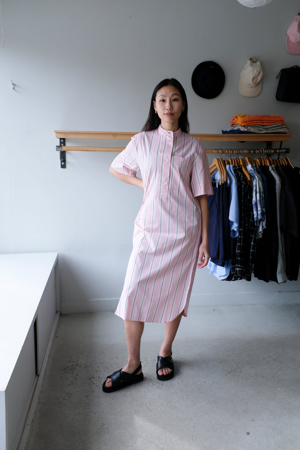 Ilya Dress - Pink/Grey