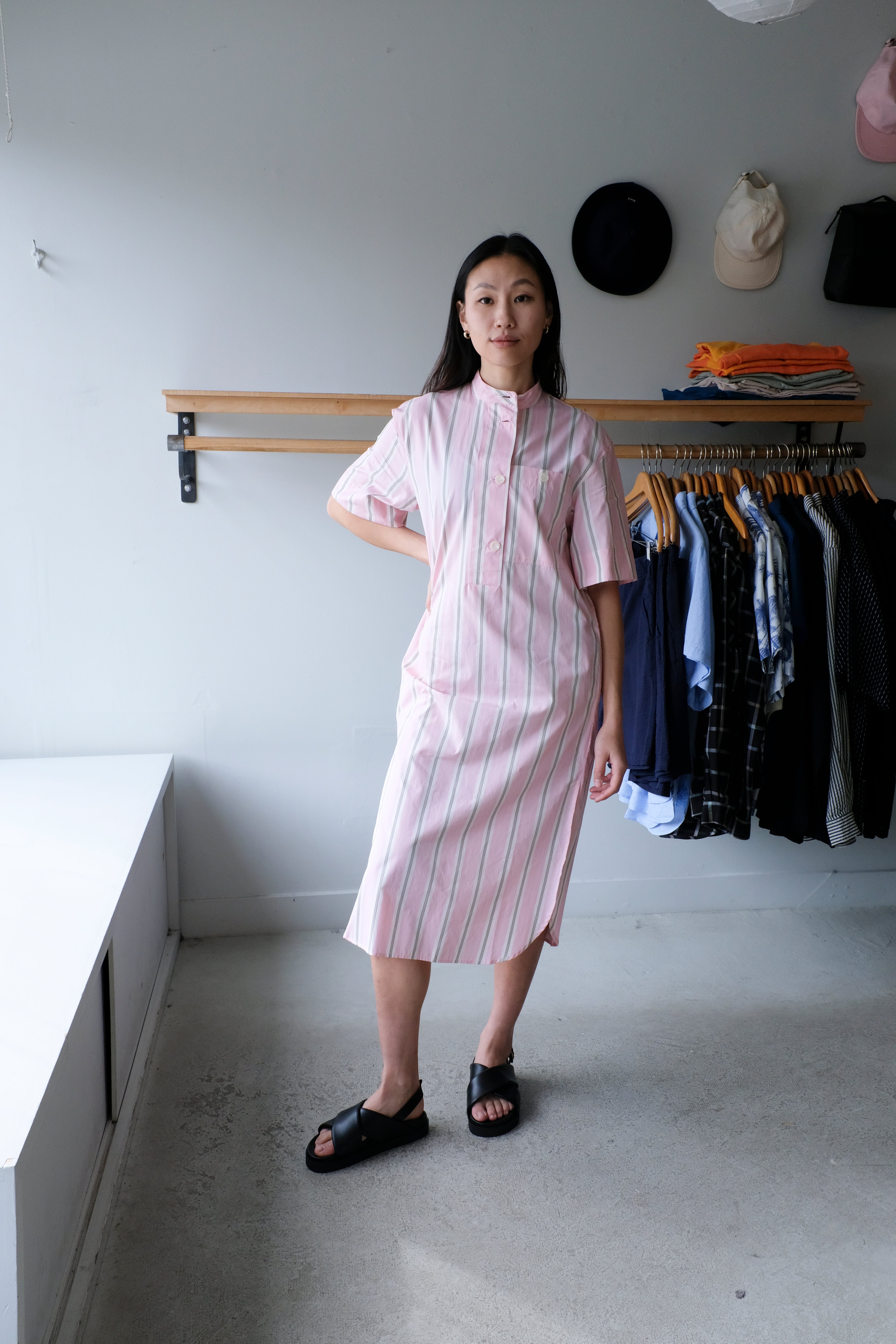 Ilya Dress - Pink/Grey