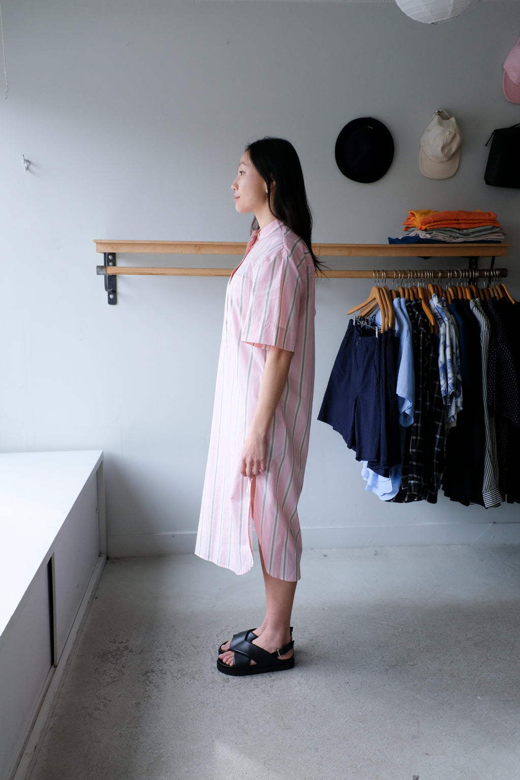 Ilya Dress - Pink/Grey