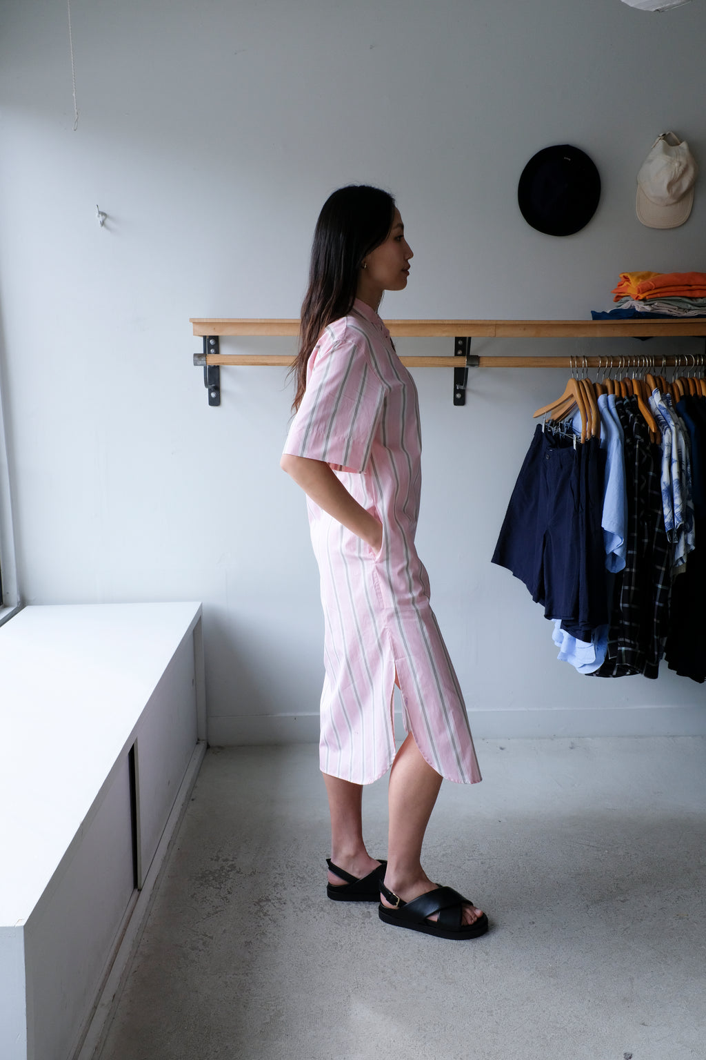 Ilya Dress - Pink/Grey