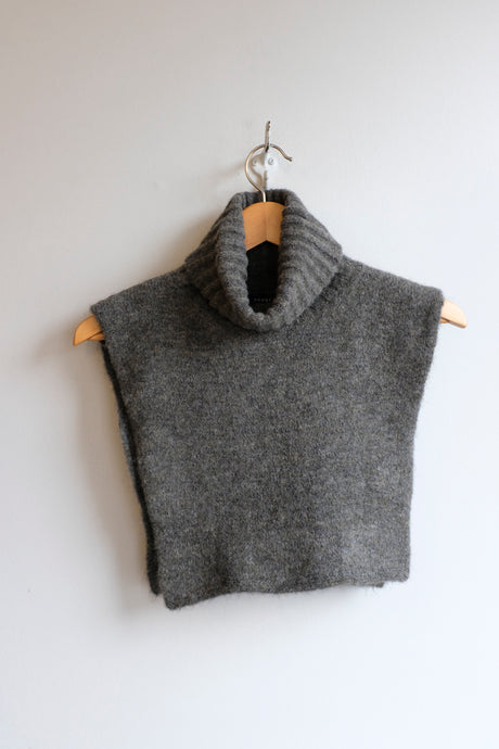 Soeur - Orion Knit Collar - Heather Grey - flat front