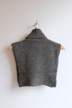 Soeur - Orion Knit Collar - Heather Grey - flat back