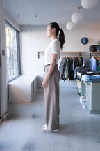 Paloma Flannel Trousers - Driftwood