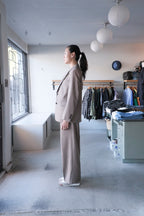 Delilah Flannel Blazer - Driftwood