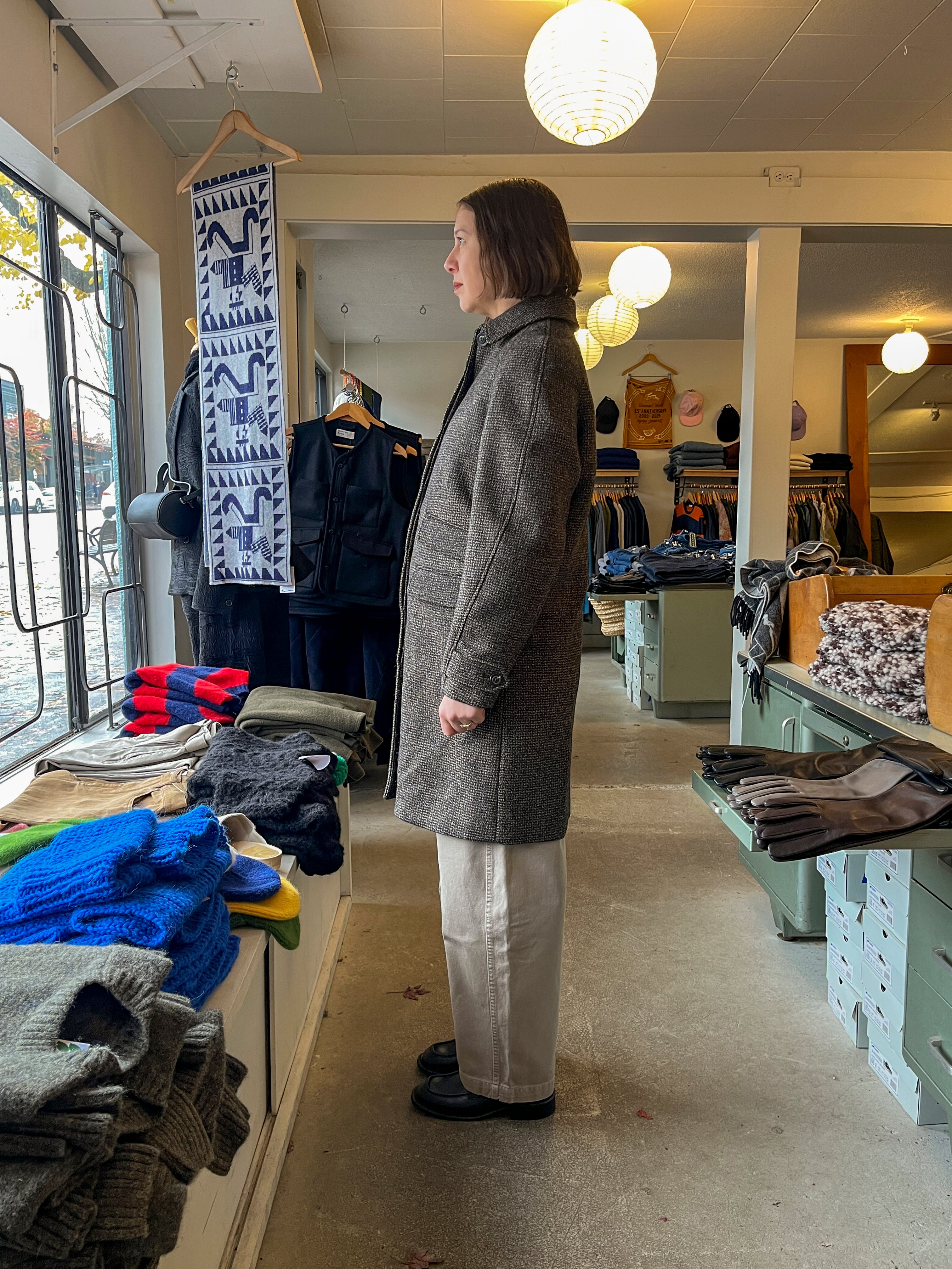 Soeur - Simba Wool Coat - Brown/Black - side