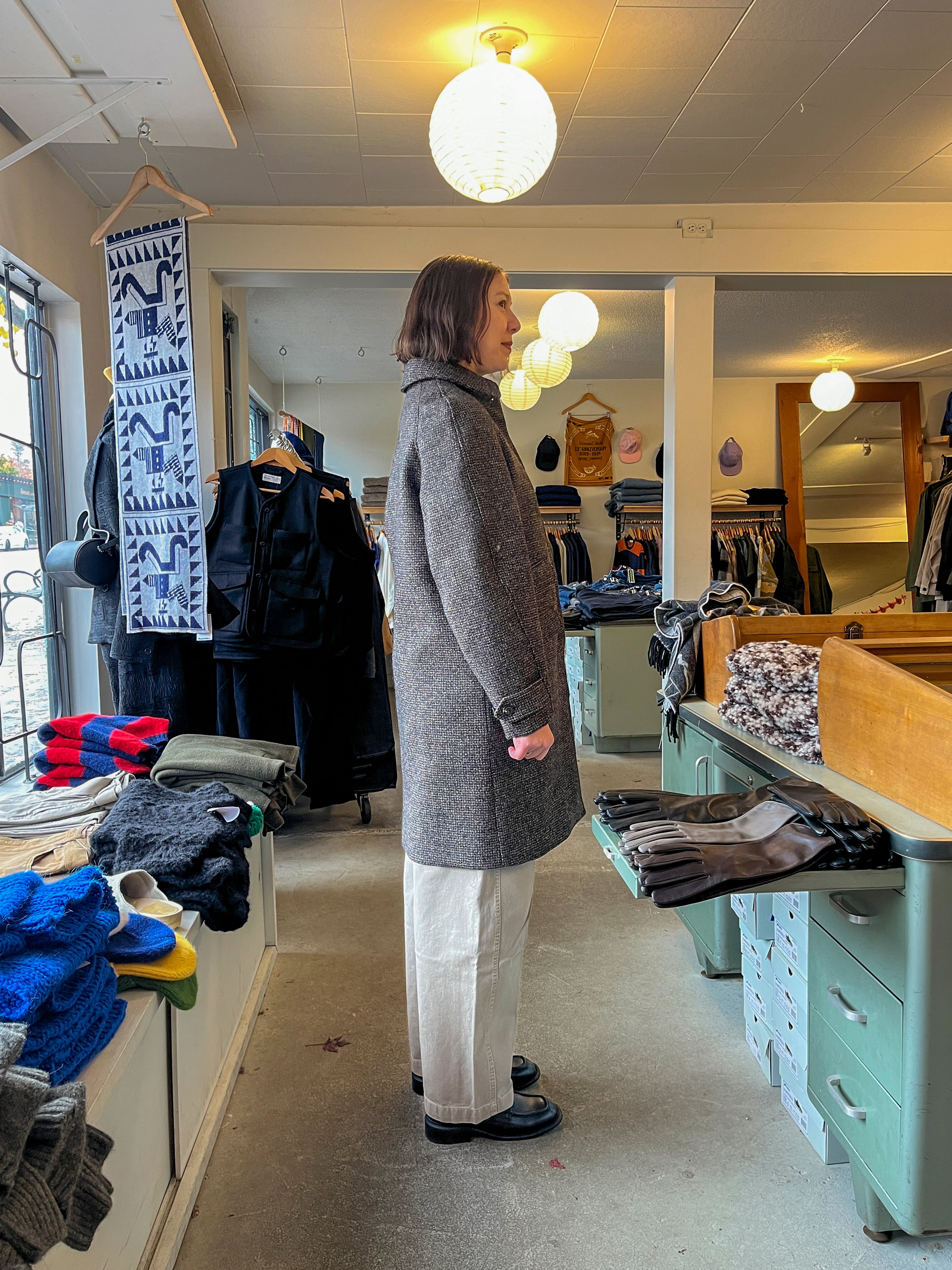 Soeur - Simba Wool Coat - Brown/Black - side