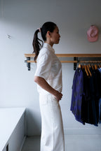 Ane Blouse - White Vainica