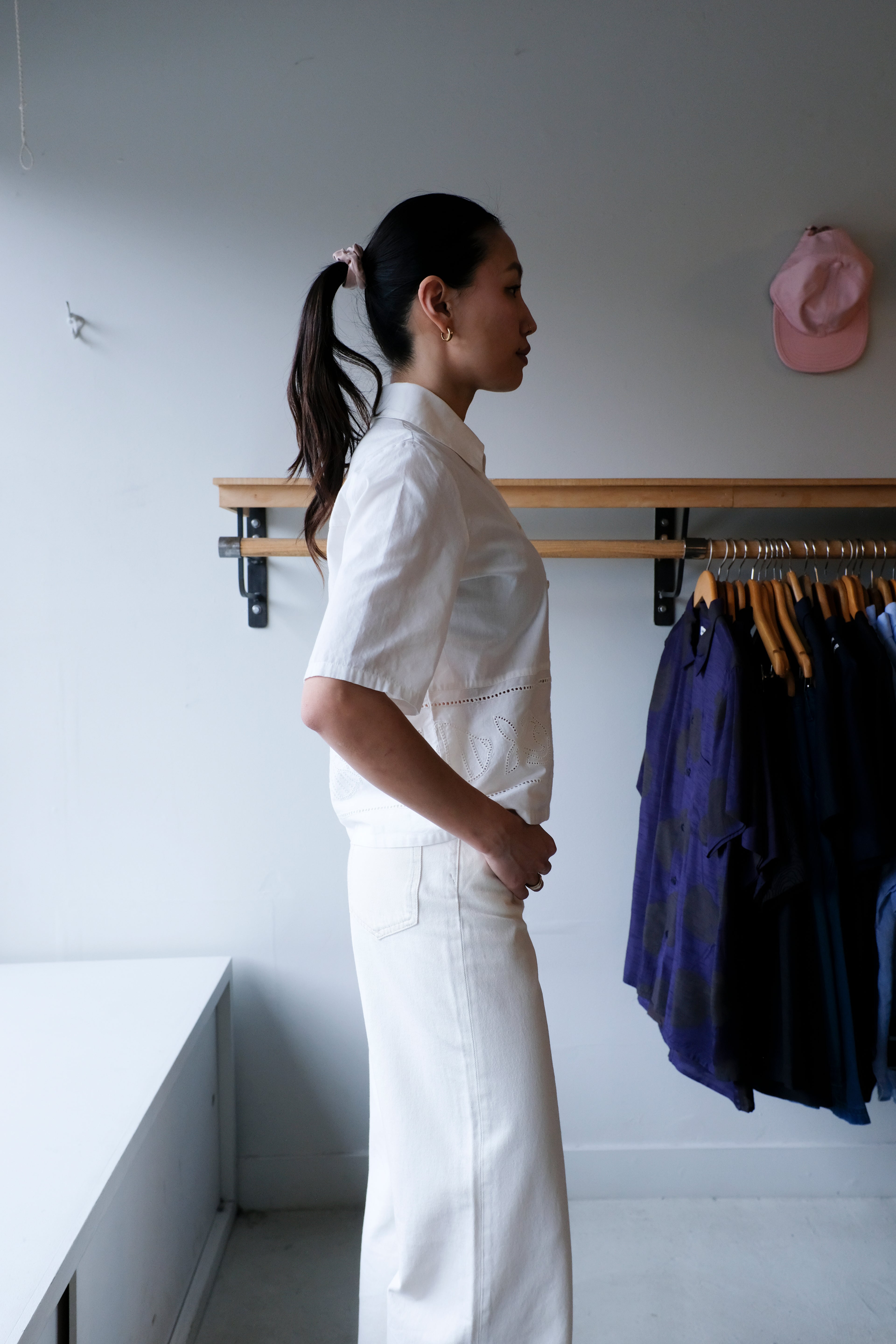 Ane Blouse - White Vainica