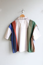 Load image into Gallery viewer, thinking Mu - Anna Blouse - River - flat back
