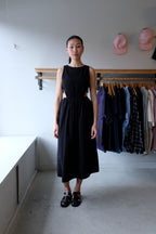 Kin Dress - Black Seersucker