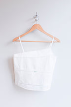 Thinking Mu - Raida Top - White Vainica - Front

