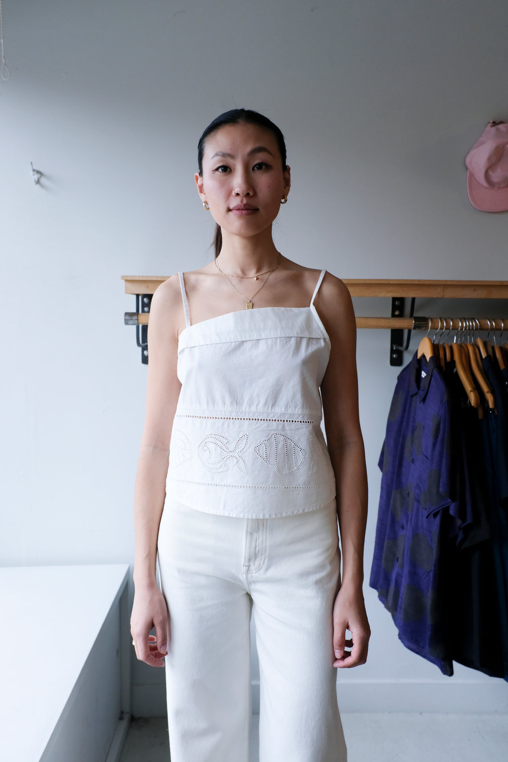 Raida Top - White Vainica