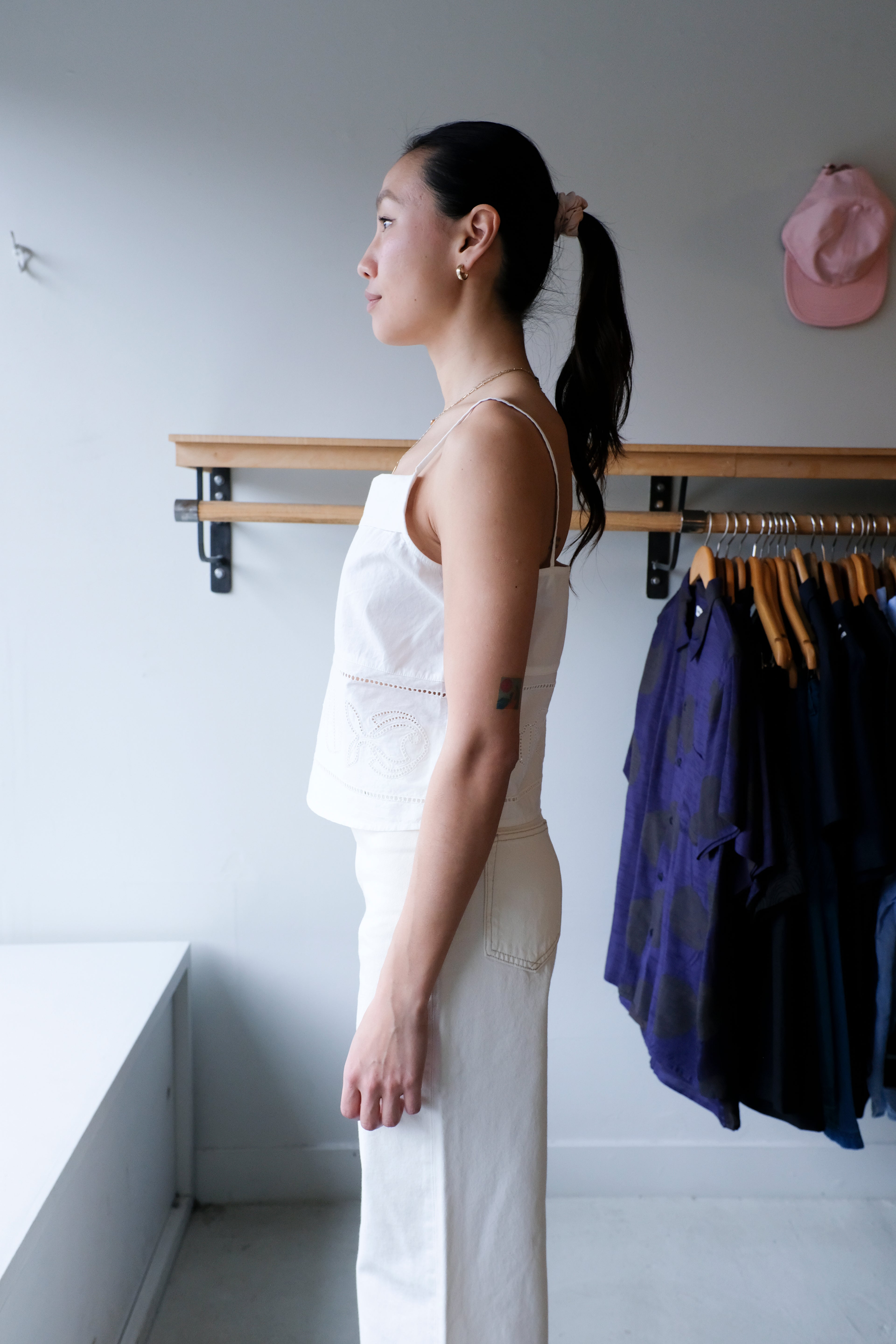 Raida Top - White Vainica