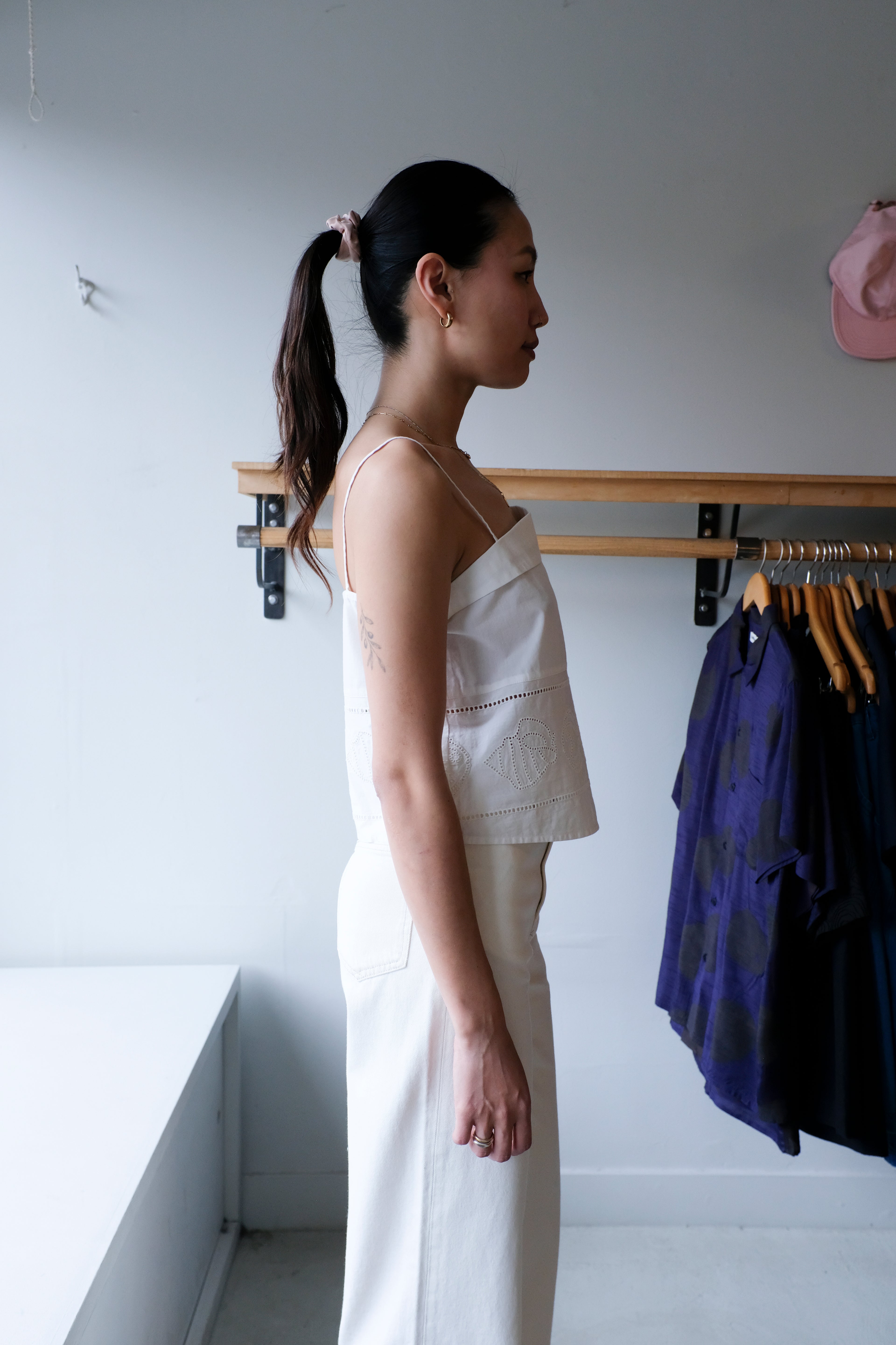 Raida Top - White Vainica