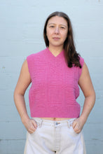 Load image into Gallery viewer, Thinking Mu - Mica Vest - Pink Links - front
