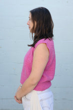 Load image into Gallery viewer, Thinking Mu - Mica Vest - Pink Links - side
