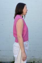 Load image into Gallery viewer, Thinking Mu - Mica Vest - Pink Links - side
