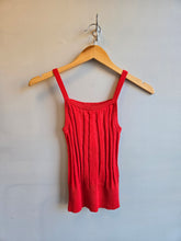 Load image into Gallery viewer, Thinking Mu - Nadine Tank Top - Fiery Red - front
