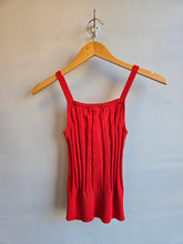 Load image into Gallery viewer, Thinking Mu - Nadine Tank Top - Fiery Red - back
