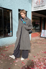 Load image into Gallery viewer, Universal Works - Long Swing Overcoat - Olive Cortina Tweed - front
