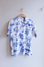 Universal Works - Camp Shirt - White Toile Poplin  - front