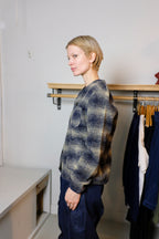 Universal Works - Cardigan UIST Fleece - Navy - flat side