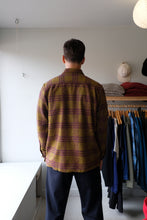 Load image into Gallery viewer, Universal Works - Fatigue Shirt - Gold Check - flat back
